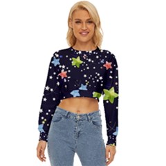 Abstract Eart Cover Blue Gift Lightweight Long Sleeve Sweatshirt by Grandong