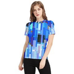 Color Colors Abstract Colorful Women s Short Sleeve Rash Guard