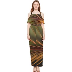 Book Screen Climate Mood Range Draped Sleeveless Chiffon Jumpsuit by Amaryn4rt