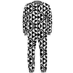 Geometric Tile Background Onepiece Jumpsuit (men) by Apen