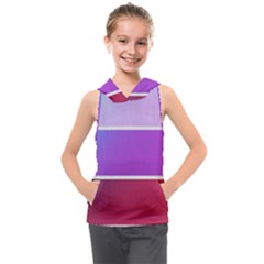 Pattern Banner Set Dot Abstract Kids  Sleeveless Hoodie by Apen