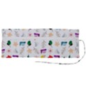 Snail Butterfly Pattern Seamless Roll Up Canvas Pencil Holder (M) View2