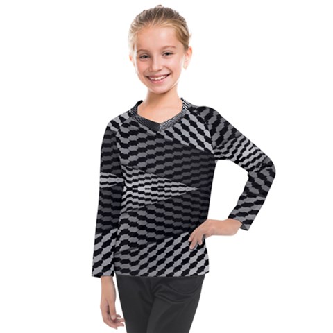 Concept Graphic 3d Model Fantasy Kids  Long Mesh T-shirt by Ravend