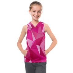 Pattern Halftone Geometric Kids  Sleeveless Hoodie by Ravend