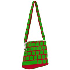 Keyboard Keys Computer Input Pc Zipper Messenger Bag by Ravend