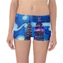 Starry Night In New York Van Gogh Manhattan Chrysler Building And Empire State Building Reversible Boyleg Bikini Bottoms View3