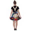 Cartoon Starry Night Vincent Van Gogh Velvet Suspender Skater Skirt View2