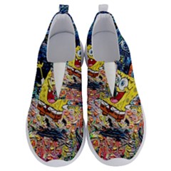 Art Cartoon Starry Night Van Gogh No Lace Lightweight Shoes by Modalart