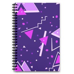 Memphis Pattern Geometric Abstract 5 5  X 8 5  Notebook