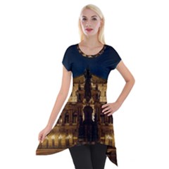 Dresden Semper Opera House Short Sleeve Side Drop Tunic by Amaryn4rt