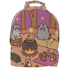 Pusheen Cute Fall The Cat Mini Full Print Backpack