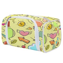 Cute Sketch Child Graphic Funny Toiletries Pouch by Hannah976