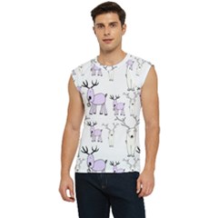 Cute Deers  Men s Raglan Cap Sleeve T-shirt