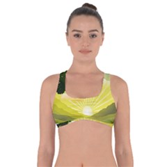 Wallpaper Background Landscape Got No Strings Sports Bra