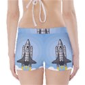 Rocket Shuttle Spaceship Science Boyleg Bikini Wrap Bottoms View2