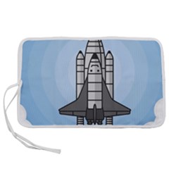 Rocket Shuttle Spaceship Science Pen Storage Case (l) by Sarkoni