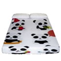 Playing Pandas Cartoons Fitted Sheet (King Size) View1
