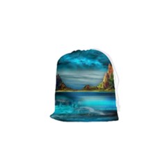 Artistic Fantasy Psychedelic Drawstring Pouch (xs)