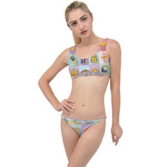 Egypt Icons Set Flat Style The Little Details Bikini Set by Bedest