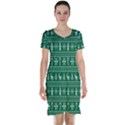 Wallpaper Ugly Sweater Backgrounds Christmas Short Sleeve Nightdress View1