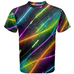 Vibrant Neon Dreams Men s Cotton T-shirt by essentialimage