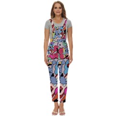 Graffiti Monster Street Theme Women s Pinafore Overalls Jumpsuit by Bedest
