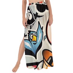 Art Book Gang Crazy Graffiti Supreme Work Maxi Chiffon Tie-up Sarong
