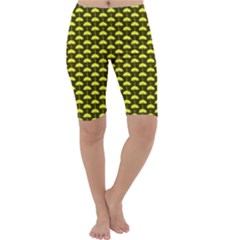 Under My Little Yellow Umbrella Cropped Leggings 