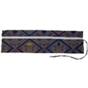 Pattern Seamless Antique Luxury Roll Up Canvas Pencil Holder (L) View2
