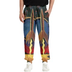 Rocket Painting Men s Elastic Waist Pants