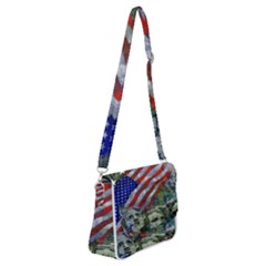Usa United States Of America Images Independence Day Shoulder Bag With Back Zipper