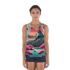 Mountain Landscape Sky Fuji Nature Sport Tank Top 