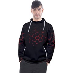 Abstract Pattern Honeycomb Men s Pullover Hoodie by Ket1n9