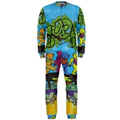 Dancing Bears Grateful Dead Onepiece Jumpsuit (men) by Cendanart