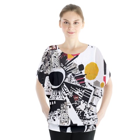 You Wanna Know The Real Me? Batwing Chiffon Blouse by essentialimage