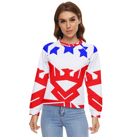 Eagle Star Women s Long Sleeve Raglan T-shirt by Bedest