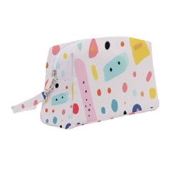 Abstract Seamless Colorful Pattern Wristlet Pouch Bag (medium) by Ndabl3x