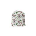 Seamless Pattern With Cute Sloths Drawstring Pouch (XS) View2