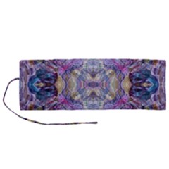 Abstract Pebbles Iv Roll Up Canvas Pencil Holder (m)