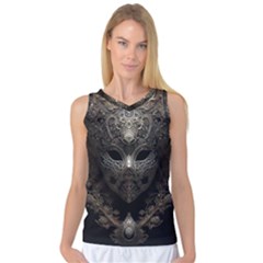 Mask Tribal Women s Basketball Tank Top