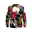 Skull Flowers American Native Dream Catcher Legend Kids  Sweatshirt View2