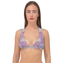 Ramen Kawaii Aesthetic Pink Double Strap Halter Bikini Top