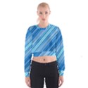 Ambience in Blue Cropped Sweatshirt View1