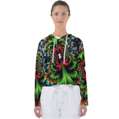 Kaleidoscopic Tropic Women s Slouchy Sweat by Grandong