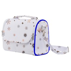 Golden-snowflake Satchel Shoulder Bag