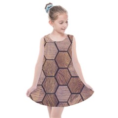 Wooden Triangles Texture, Wooden ,texture, Wooden Kids  Summer Dress