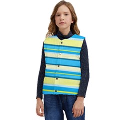 Stripes-3 Kid s Button Up Puffer Vest	