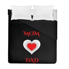 Mom And Dad, Father, Feeling, I Love You, Love Duvet Cover Double Side (full/ Double Size)
