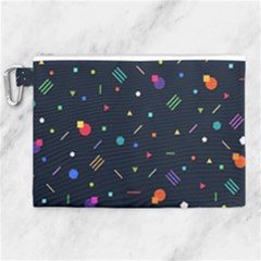 Abstract Minimalism Digital Art, Canvas Cosmetic Bag (xl)