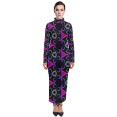 Background-36 Turtleneck Maxi Dress